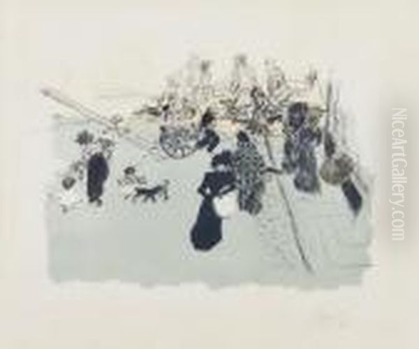 Coin De Rue Oil Painting by Pierre Bonnard