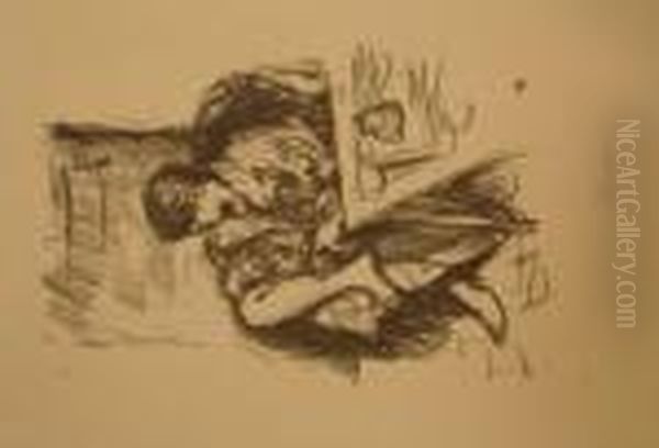 La Toilette Assise Oil Painting by Pierre Bonnard