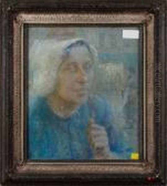 Portrait Of A Woman Oil Painting by Pierre Bonnard