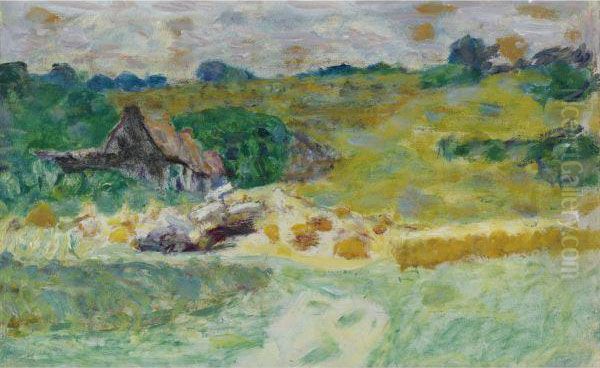 Paysage De Normandie Oil Painting by Pierre Bonnard