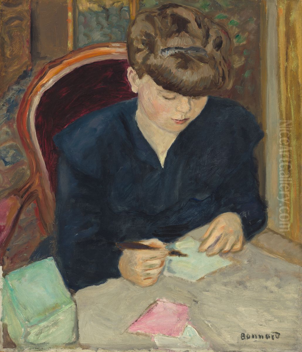 La Lettre Oil Painting by Pierre Bonnard