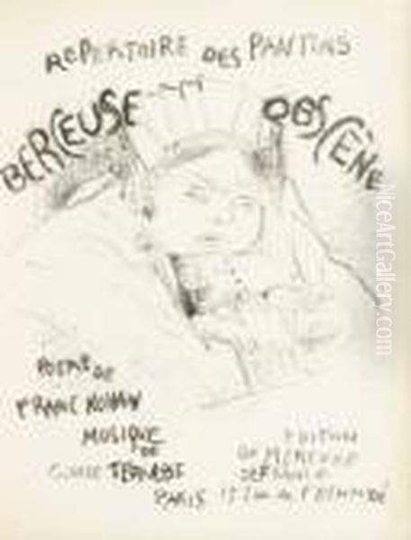 Repertoire Des Pantins. Oil Painting by Pierre Bonnard