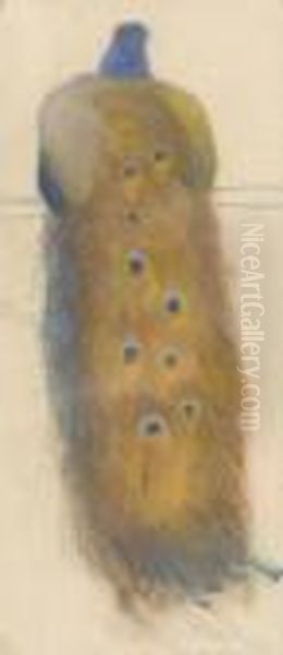 Ruckenansicht Eines Pfaus Oil Painting by Pierre Bonnard