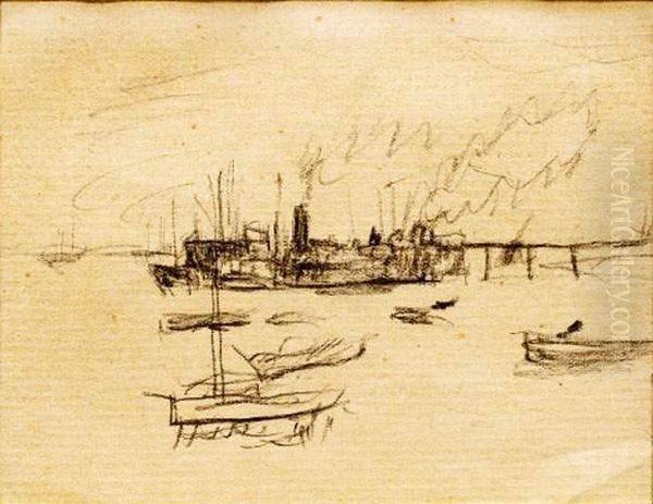 Arcachon Oil Painting by Pierre Bonnard