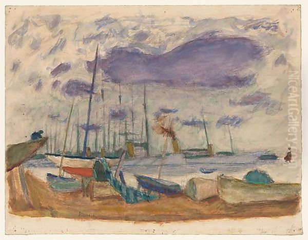 Le Port De Cannes Oil Painting by Pierre Bonnard
