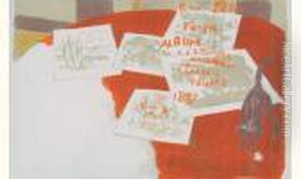  Couverture Du Deuxieme Album D'estampes Originales De La
 Galerie Vollard, 1897  Oil Painting by Pierre Bonnard