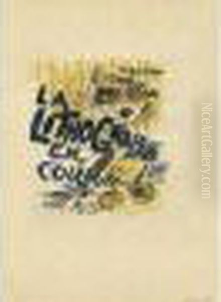 Par Andre Mellerio. Couverture. 
1898. Lithographie. 220 X 195. R.-m. 72 ; B. 52. Impression En Couleurs Oil Painting by Pierre Bonnard