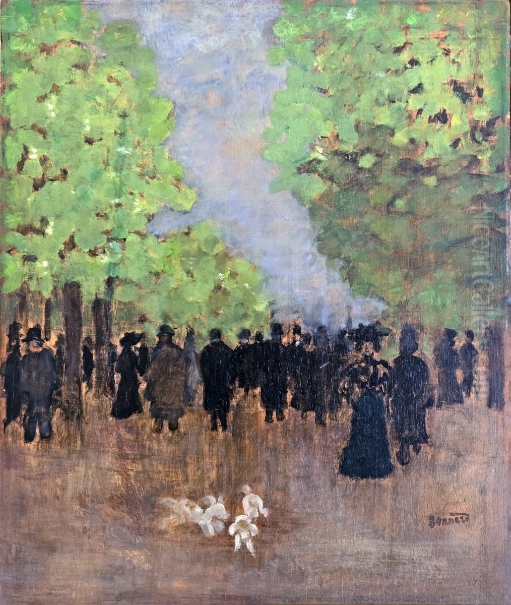 Scene De Rue Oil Painting by Pierre Bonnard