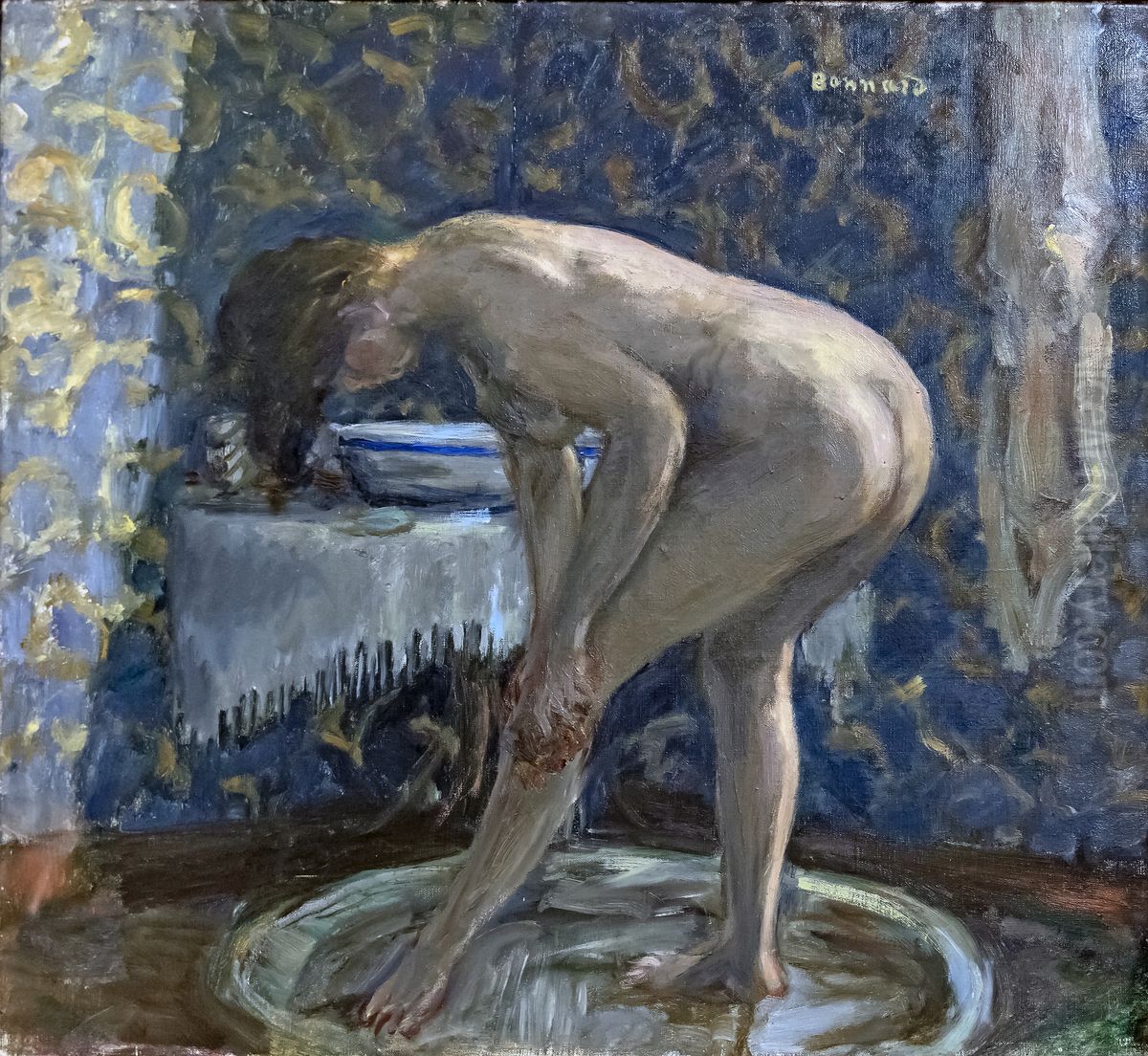 Nu Au Tub Oil Painting by Pierre Bonnard