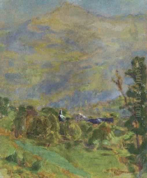 Paysage Oil Painting by Pierre Bonnard