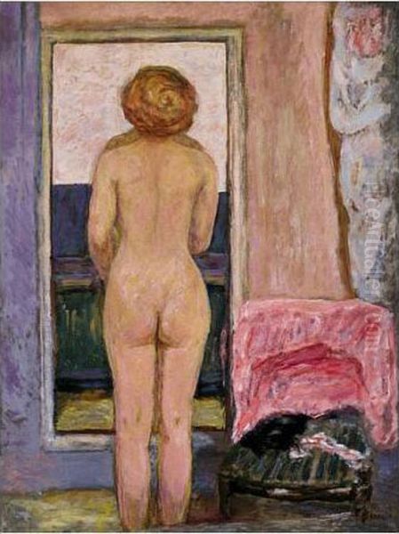 Femme Nue Vue De Dos Oil Painting by Pierre Bonnard