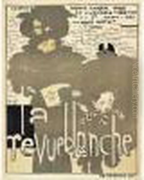 La Revue Blanche. 1894. Oil Painting by Pierre Bonnard