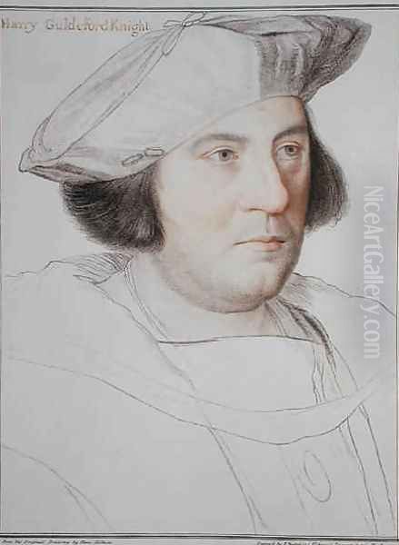 Portrait of Harry Guldeford Oil Painting by Hans Holbein the Younger
