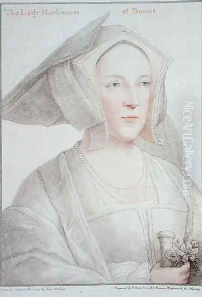 The Lady Marchioness of Dorset 1481-1535 Oil Painting by Hans Holbein the Younger
