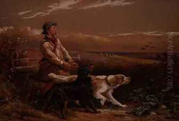 First of September Oil Painting by James Hardy Jnr