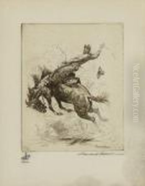 High, Wide, And Handsome Oil Painting by John Edward Borein