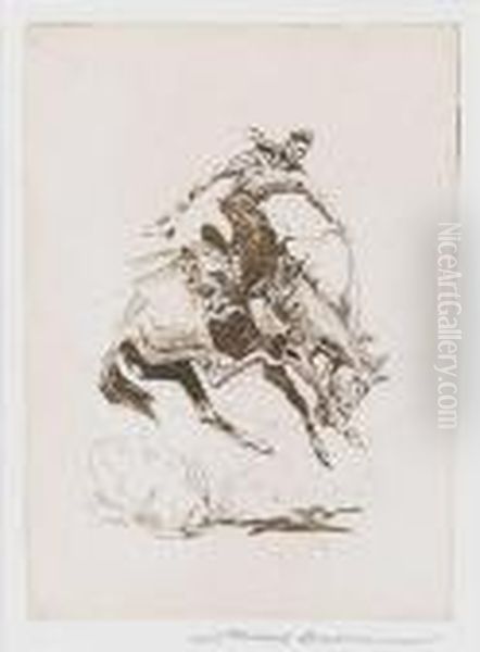 Sitting Pretty, No. 1 Oil Painting by John Edward Borein