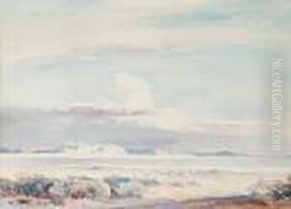 Cloudscape Oil Painting by Carl Oscar Borg