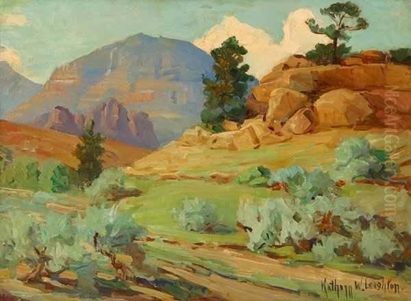 A.n.a. Old Barn In Landscape S 
L/l: Carl Oscar Borg Gouache On/b Or/p Under Glass Sight: 4.75 X 6 
Est:$2000/3000 Oil Painting by Carl Oscar Borg