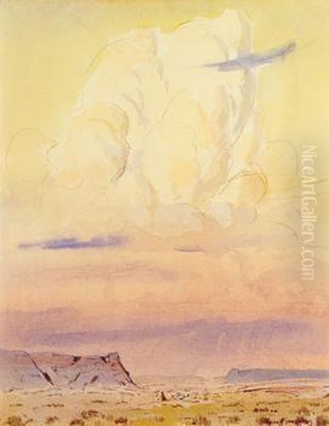 Borg Oil Painting by Carl Oscar Borg