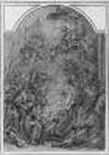 L' Adoration Des Bergers Oil Painting by Francois Boucher