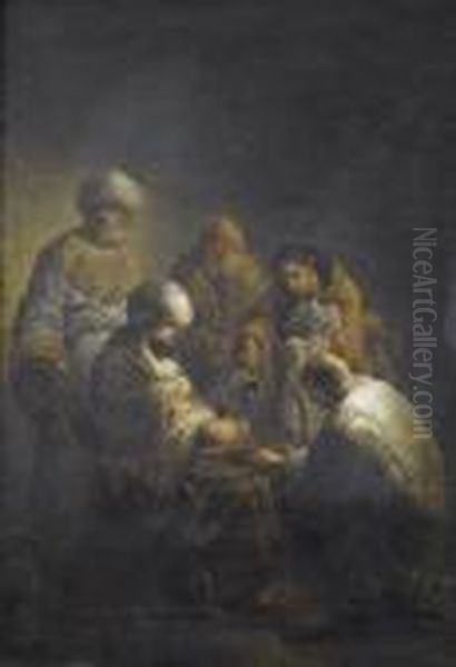 Umkreis
Handwaschung Des Pontius Pilatus Oil Painting by Leonaert Bramer