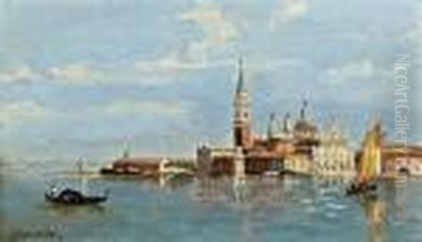 Ansicht Von San Giorgio Maggiore In Venedig Oil Painting by Antonietta Brandeis