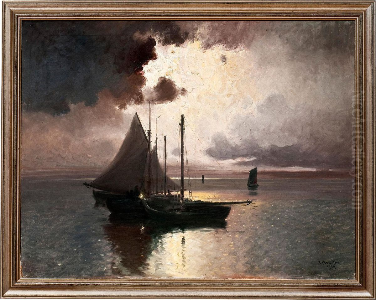 After The Storm Oil Painting by Carl Brandt