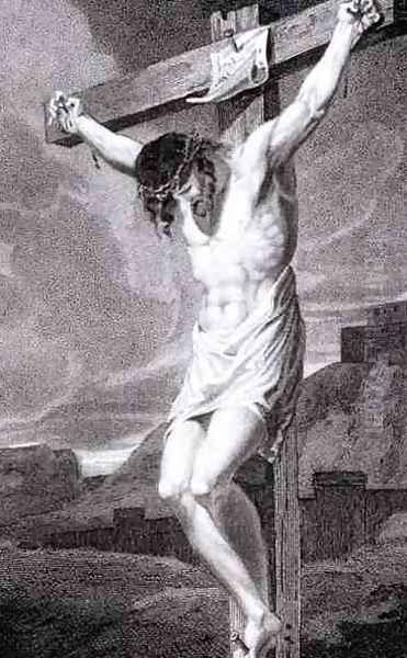 The Crucifixion from The History and Life of Our Blessed Lord and Saviour Jesus Christ Oil Painting by William Hopwood