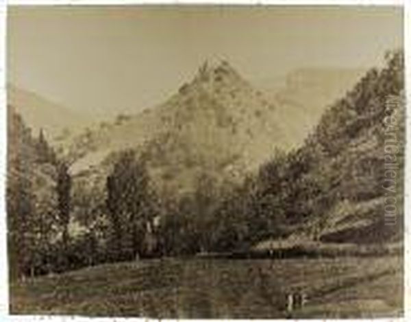 Echery, 
Vosges Mulhouse Oil Painting by Adolphe Braun