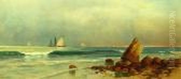 Alfred Thompson Bricher . Oil Painting by Alfred Thompson Bricher