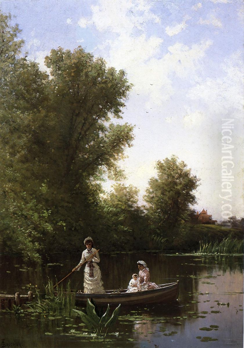 Boating In The Afternoon Oil Painting by Alfred Thompson Bricher