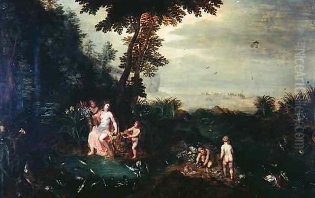 Water Oil Painting by Gerard Hoet