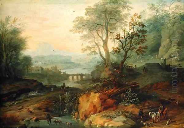 Landscape 2 Oil Painting by Johann Holst