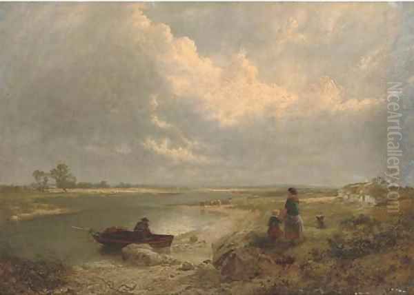 On the firth Oil Painting by Edward Hargitt