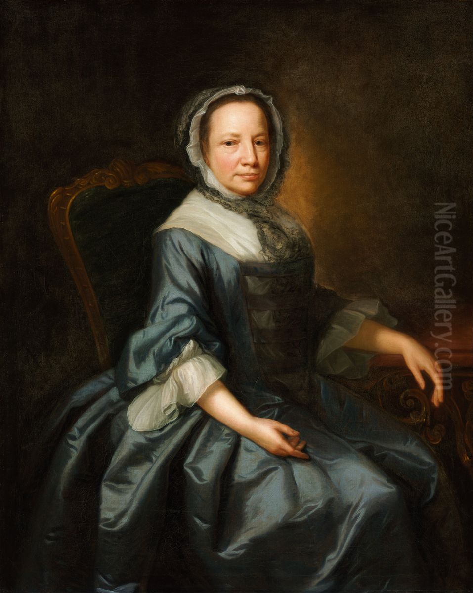 Portrait of a Lady Oil Painting by Thomas Hudson
