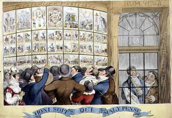 Honi Soit qui Mal Y Pense Oil Painting by G. Humphrey