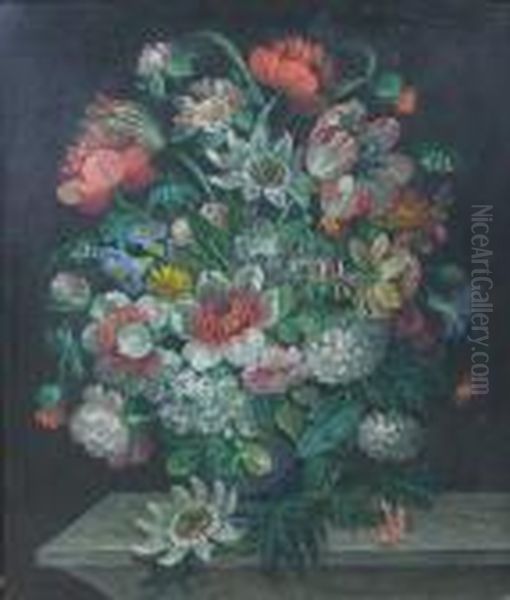 A Floral Still Life Oil Painting by Jan Brueghel the Younger