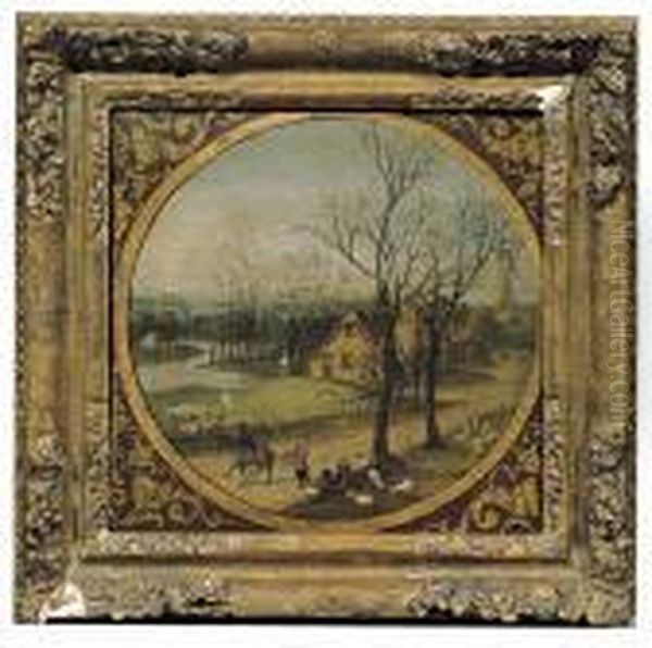 Paesaggio Con Figure Oil Painting by Jan Brueghel the Younger