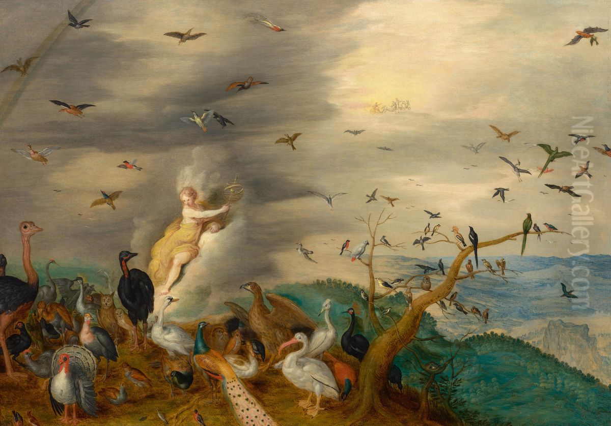 Allegory Of Air Oil Painting by Jan Brueghel the Younger