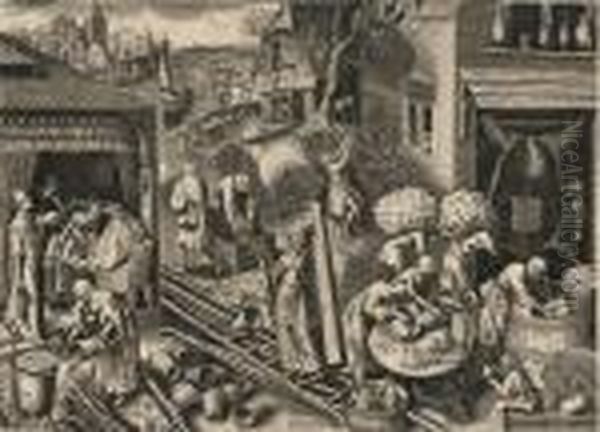 Prudentia Oil Painting by Pieter The Elder Brueghel