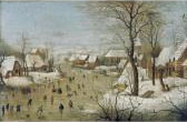 The Bird Trap Oil Painting by Pieter The Elder Brueghel