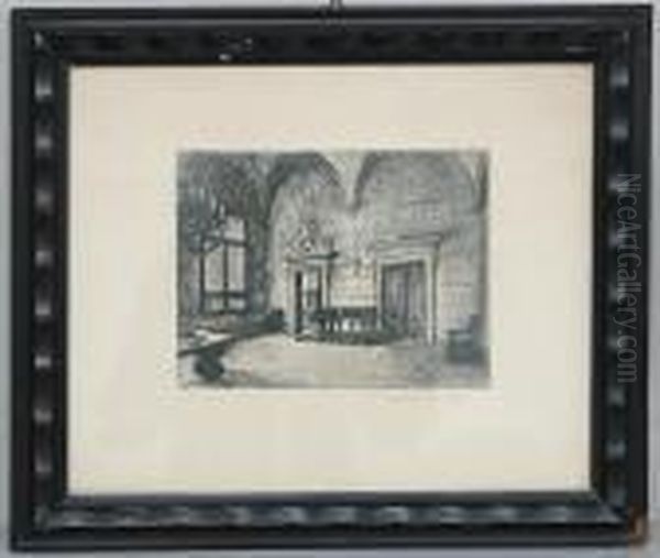 Interno Oil Painting by Emanuele Brugnoli