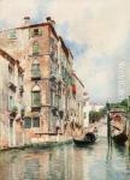 Veduta Di Venezia Oil Painting by Emanuele Brugnoli