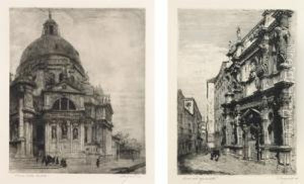 Ponte Votivo Dalla Chiesa Di San Stae Oil Painting by Emanuele Brugnoli