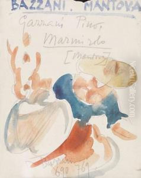 Bazzani, Mantova Oil Painting by Anselmo Bucci