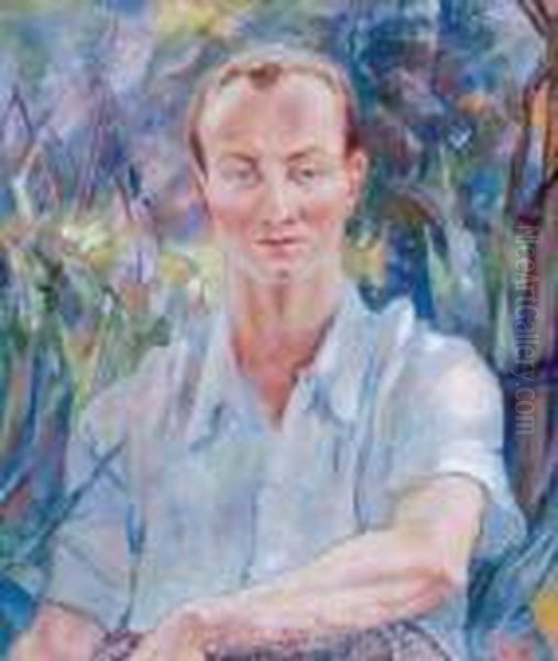 Ritratto Maschile Oil Painting by Anselmo Bucci