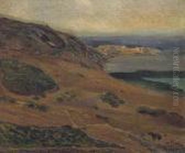 Sardegna Oil Painting by Anselmo Bucci