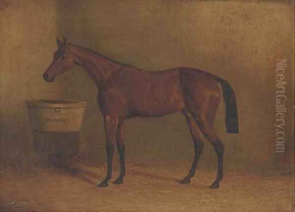 Musjid, winner of the Derby 1859 Oil Painting by John Frederick Herring