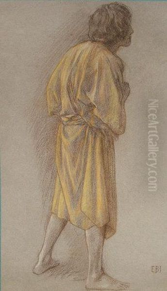 Study Of A Monk Oil Painting by Sir Edward Coley Burne-Jones